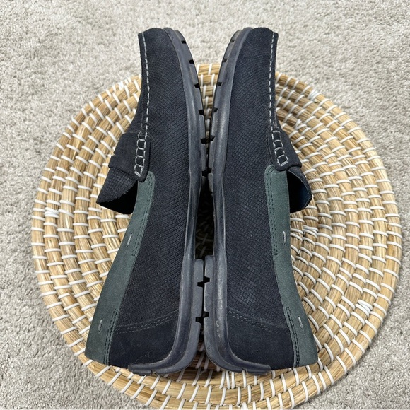 Geox Men’s Respira Loafers Slip On Moccasin Shoes 2Fit Suede Navy 42.5/US 9.5
